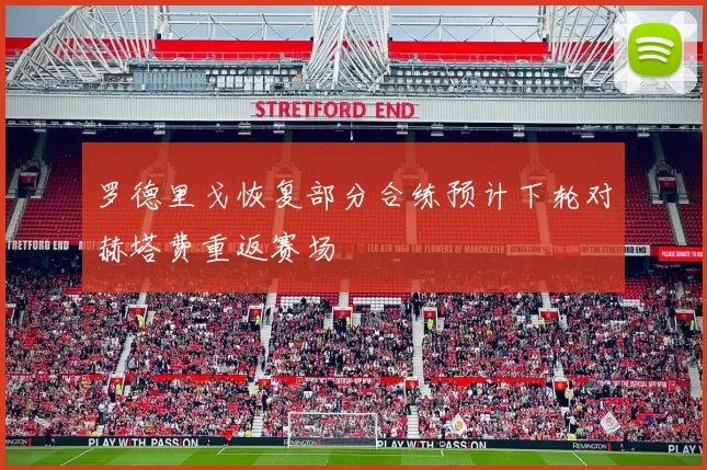 罗德里戈恢复部分合练预计下轮对赫塔费重返赛场